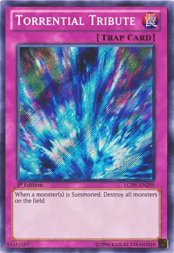 Yugioh! LP Torrential Tribute - LCJW-EN294 - Secret Rare - 1st Edition Lightly P - Image 1