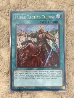 Yugioh! NM Triple Tactics Thrust - RA03-EN072 - Secret Rare - 1st Edition Lightl - Image 1