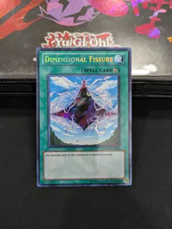 Dimensional Fissure RYMP-EN081 Ra Yellow Mega Pack Unlimited NM Secret Rare - Image 1