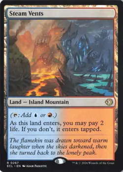 Steam Vents - Lorwyn Eclipsed (ECL) Regular NM #267 MTG - Image 1