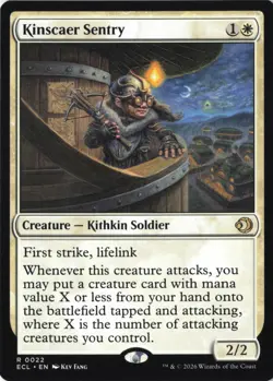 Kinscaer Sentry Lorwyn Eclipsed Normal NM 22 - Image 1