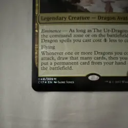 Magic: The Gathering The Ur-Dragon Commander 2017 Mythic Oversized Legendary - Image 4