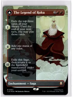 The Legend of Roku Foil Avatar 357 LP x1 MTG Magic: the Gathering - Image 1