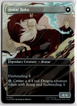 The Legend of Roku Foil Avatar 357 LP x1 MTG Magic: the Gathering - Image 2