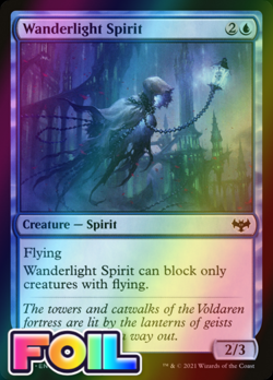 x1 Wanderlight Spirit VOW MTG 86/277 FOIL COMMON M/NM 1x - Image 1