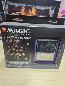 Magic The Gathering Warhammer 40k Necron Dynasties Commander Deck MTG Beyond - Image 1