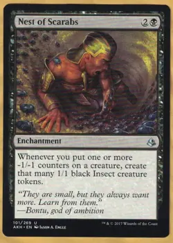 Nest of Scarabs (Amonkhet, Uncommon, English, 20174) NM - Image 1