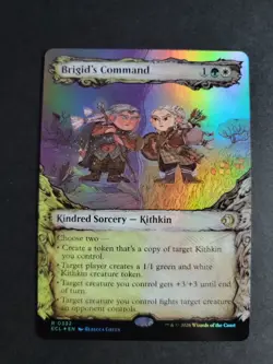 Brigid's Command (Showcase Foil) Rare MTG Lorwyn Eclipsed - Image 1