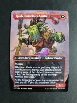 Grub, Storied Matriarch (Borderless) Rare MTG Lorwyn Eclipsed - Image 2