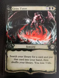 Grim Tutor - Alt Art Version - Commander - EDH - - Image 1