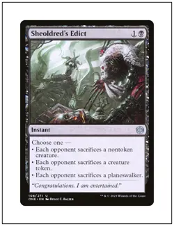 1x Sheoldred's Edict, Magic The Gathering MTG NM - Image 1