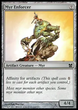 Magic the Gathering MTG Myr Enforcer (209) Modern Masters LP - Image 1