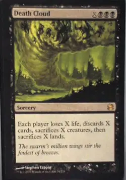 Death Cloud - Modern Masters: #76, Magic: The Gathering Lp C283 - Image 1