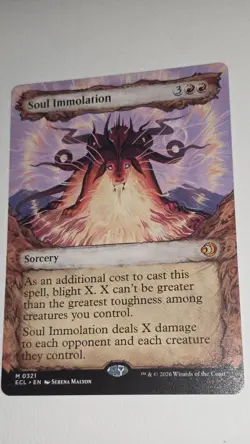 MTG Soul Immolation (Showcase) Lorwyn Eclipsed Regular NON FOIL - Image 1