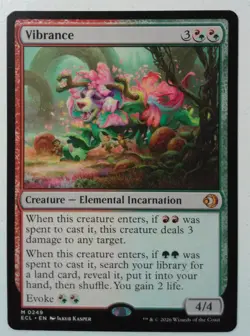 Vibrance *Mythic Rare* Magic MtG x1 Lorwyn Eclipsed - Image 1