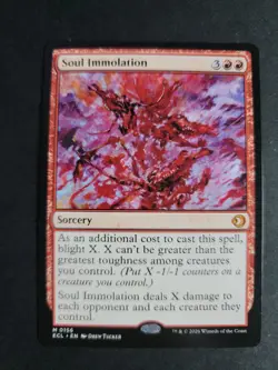 Soul Immolation Mythic MTG Lorwyn Eclipsed - Image 1