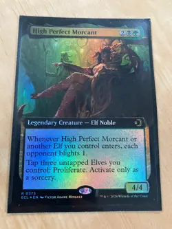 High Perfect Morcant (Extended Art) Lorwyn Eclipsed ECL #0373 Foil MTG Magic - Image 1