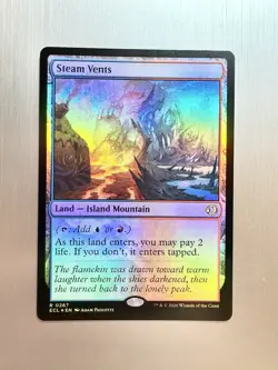 Steam Vents - 267 - MTG: Lorwyn Eclipsed - Rare - FOIL - Image 1