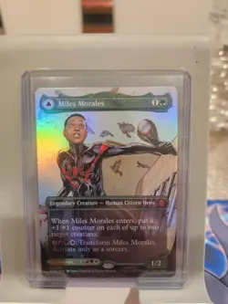 Miles Morales (0234) (Borderless) Mtg Marvel's Spider-Man Foil - Image 1