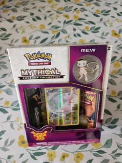 Pokemon 2016 20th Anniversary XY Generations Mew Mythical Pin Collection Box - Image 1