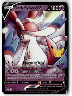 Dark Sylveon V ⭐ SWSH134 Holo Promo SWSH Black Star 2019 Pokemon NM - Image 1