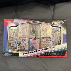 Pokemon TCG Prismatic Evolutions Premium Figure Collection Box - Image 1