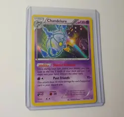 Pokemon Card Chandelure 50/114 Steam Siege Holo Rare 2016 NM-Mint - Image 1