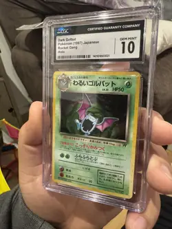 CGC 10 GEM MINT Dark Golbat Japanese Team Rocket 42 Holo Pokemon Card TCG - Image 4