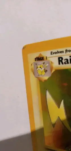 Pokemon TCG Raichu 14/62 Fossil Set 1999 Holo Rare Unlimited VTG WOTC - Image 4