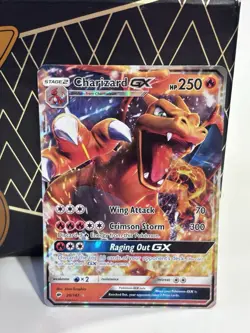 Pokemon TCG Charizard GX Holo Ultra Rare Burning Shadows 20/147 NM - Image 1