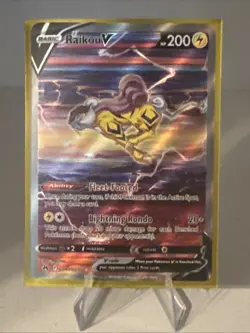 Pokemon TCG Raikou v Crown Zenith: Galarian Gallery Holo Ultra Rare Card #GG41 - Image 1