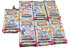 70 x Pokemon TCG Prismatic Evolutions Factory New Sealed Booster Lot 70 Packs - Image 1