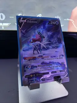 2023 Pokemon Sword & Shield Crown Zenith Galarian Gallery #GG38/GG70 Suicune V - Image 2