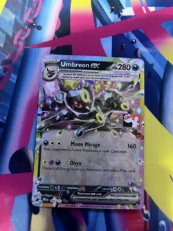 60/131 Umbreon ex Pokemon TCG Prize Pack Series 7 Play Stamped - Image 1