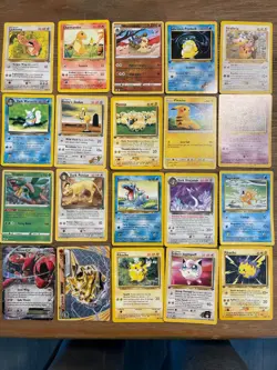 Pokemon Card Lot 500 Cards (mostly late 90's to early 2000 years). - Image 3