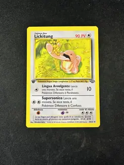 Lickitung 38/64 Pokemon Base Set Italian 1st Ed. Rare Vintage WOTC 1999 - Image 1