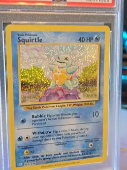 👑 Squirtle Certified CLB English 001/034 Holo PSA 9 Classic Pokemon Card 💎🔥 - Image 2