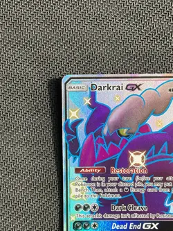 Darkrai GX NM LP SV70 Hidden Fates Shiny Vault Pokemon TCG Card 2019 - Image 3