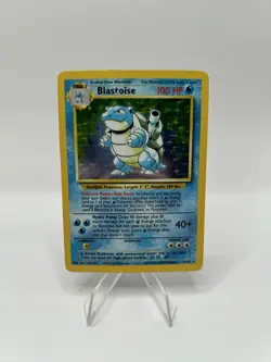 Pokemon TCG Blastoise 2/102 Holo Rare Base Set - MP - Image 1