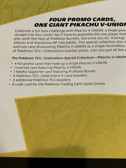 Lot (2) Pokemon TCG Celebrations Pikachu V union Lance's Charizard V Box Sealed - Image 4