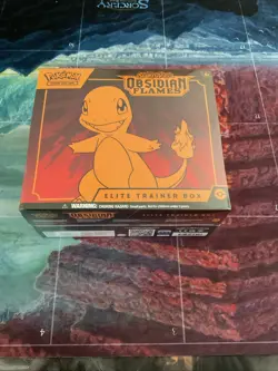 Pokemon: Scarlet & Violet 3: Obsidian Flames Elite Trainer Box - 9 Packs 820650853913 - Image 1