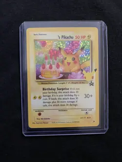 Pokemon TCG Birthday Pikachu Trading Card #24 Celebrations Classic Collection - Image 1