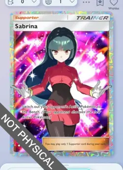 Pokemon TCG POCKET - Sabrina Full Art 2⭐, Genetic Apex, English - Image 1