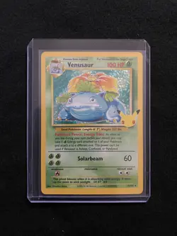 Pokemon TCG Venusaur 15/102 Celebrations 25th Anniversary Card NM SWSH - Image 1