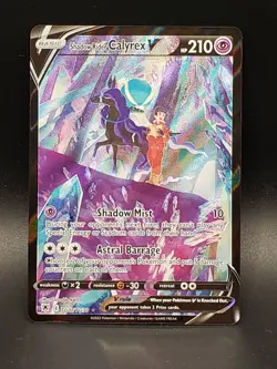 Pokemon Shadow Rider Calyrex V TG17/TG30 Astral Radiance Trainer Gallery Holo - Image 1