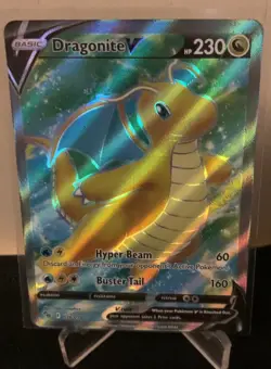 Dragonite V 76 / 78 Pokemon GO 2022 Full Art Holo Ultra Rare NM NEVER PLAYED - Image 5