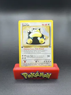 Snorlax 27/64 Jungle Set Non-Holo Rare Card 1st Edition WOTC Pokemon NM/M - Image 1
