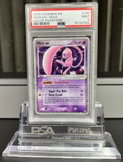 Pokemon Mew EX Holon Phantoms 100/110 PSA 9 - Image 1