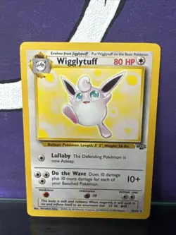 Pokemon TCG Wigglytuff Jungle 32/64 Unlimited Non Holo Rare WOTC MP Vintage - Image 1