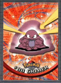 2000 Pokemon GRIMER #88 [Non-Holo] Topps Blue Logo 1st Ed TV Animation NM 😎 - Image 1